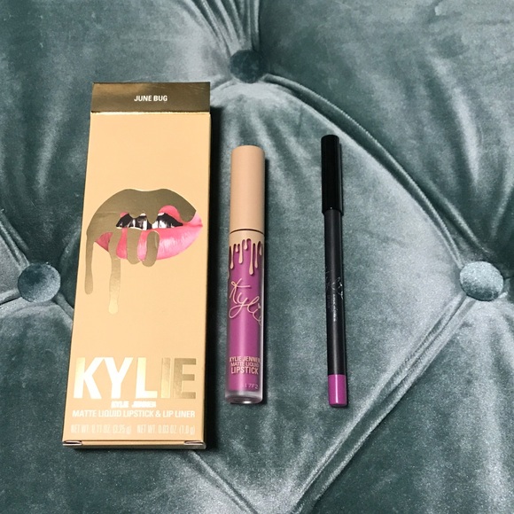 KYLIE COSMETICS- June Bug (matte lip kit) NEW! - Picture 4 of 5